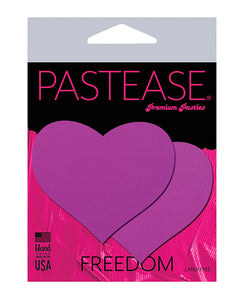 Pastease Basic Heart Black Light Reactive - Neon O/s