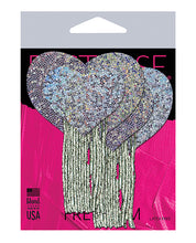 Load image into Gallery viewer, Pastease Tassel Glitter Heart - Silver O-s
