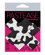 Load image into Gallery viewer, Pastease Premium Plus X Cow Print Cross - Black-white O-s
