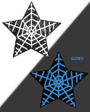 Load image into Gallery viewer, Pastease Premium Halloween Glitter Web - Glow In The Dark Black-white O-s
