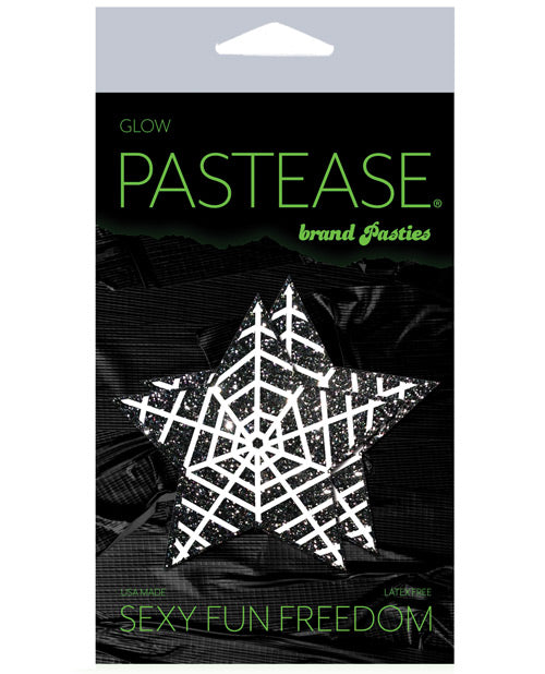 Pastease Premium Halloween Glitter Web - Glow In The Dark Black-white O-s