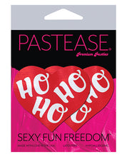 Load image into Gallery viewer, Pastease Premium Ho Ho Ho Hearts - Red &amp; White O-s
