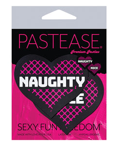 Pastease Premium Naughty & Nice Hearts - Black-pink O-s