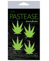 Pastease Premium Petites Leaf - Glow In The Dark Green O-s Pack Of 2 Pair