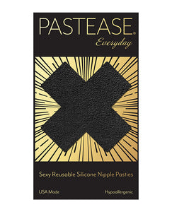 Pastease Reusable Luxury Suede Cross - Black O-s
