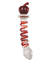 Load image into Gallery viewer, Adam &amp; Eve Eve&#39;s Twisted Crystal Dildo - Red
