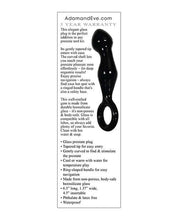 Load image into Gallery viewer, Adam &amp; Eve Adam&#39;s Glass Prostate Massager - Black
