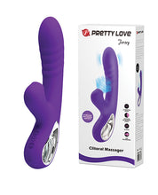 Load image into Gallery viewer, Pretty Love Jersey Sucking &amp; Vibrating Rabbit - Purple
