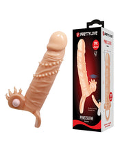 Load image into Gallery viewer, Pretty Love Connor 6.7&quot; Vibrating Penis Sleeve - Ivory
