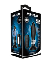 Load image into Gallery viewer, Mr. Play Rotating Bead Butt Plug - Black
