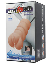 Load image into Gallery viewer, Crazy Bull No Lube Vagina Masturbator Sleeve - Ivory
