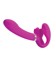 Load image into Gallery viewer, Pretty Love Valerie Strapless Strap On - Fuchsia
