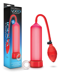 Blush Performance Vx101 Male Enhancement Pump - Red