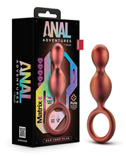 Load image into Gallery viewer, Blush Anal Adventures Matrix Duo Loop Plug - Copper
