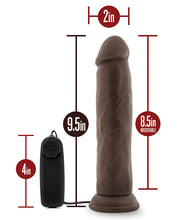 Load image into Gallery viewer, Blush Dr. Skin Dr. Throb 9.5&quot; Cock W-suction Cup - Chocolate
