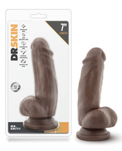 Load image into Gallery viewer, Blush Dr. Skin Mr. Smith 7&quot; Dildo W-suction Cup - Chocolate

