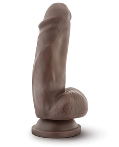 Blush Dr. Skin Mr. Smith 7" Dildo W-suction Cup - Chocolate