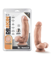 Load image into Gallery viewer, Blush Dr. Skin Silicone Dr. Samuel 7&quot; Dildo W/balls
