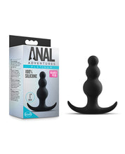 Load image into Gallery viewer, Blush Anal Adventures Beaded Plug - Black
