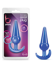 Load image into Gallery viewer, Blush B Yours Anal Plug Large - Blue
