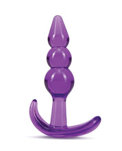 Load image into Gallery viewer, Blush B Yours Triple Bead Anal Plug - Purple
