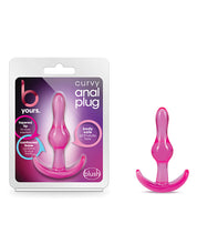 Load image into Gallery viewer, Blush B Yours Curvy Anal Plug - Pink

