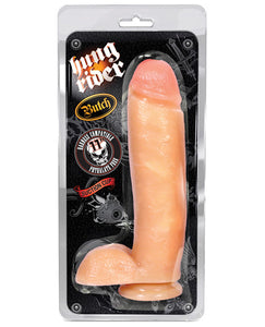 Blush Hung Rider Butch 11" Dildo W-suction Cup - Flesh