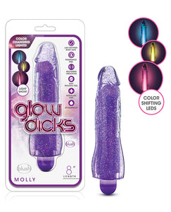 Blush Glow Dicks Glitter Vibrator Molly