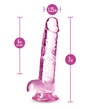 Load image into Gallery viewer, Blush Naturally Yours 7&quot; Crystalline Dildo
