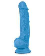 Load image into Gallery viewer, Blush Neo Dual Density 7.5&quot; Cock W-balls - Neon Blue

