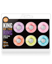 Load image into Gallery viewer, Blush Play With Me King Of The Ring - Asst. Colors Set Of 6
