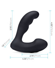 Load image into Gallery viewer, Blue Line Vibrating Prostate Prober W-remote - Black

