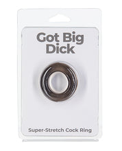 Load image into Gallery viewer, Got Big Dick Single Bumper Ring - Black
