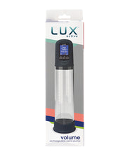 Load image into Gallery viewer, Lux Active Volume Rechargeable Penis Pump - Black
