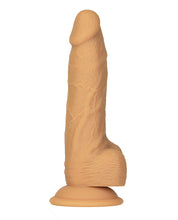 Load image into Gallery viewer, Naked Addiction 8&quot; Rotating &amp; Vibrating Dong W-remote - Caramel
