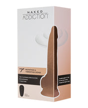 Load image into Gallery viewer, Naked Addiction 7&quot; Rotating &amp; Vibrating Dong W-remote - Flesh
