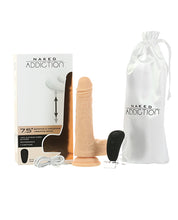 Load image into Gallery viewer, Naked Addiction The Freak 7.5&quot; Rotating &amp; Thrusting Vibrating Dong - Ivory
