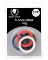 "Spartacus 1.5"" Nitril Cock Ring Set"