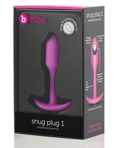 B-vibe Weighted Snug Plug 1 - 55 G