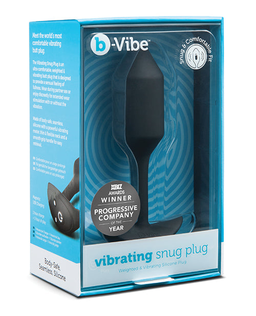 B-vibe Vibrating Weighted Snug Plug Xl