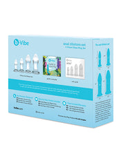 Load image into Gallery viewer, B-vibe Glass Anal Dilator 4 Pc Set

