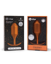 Load image into Gallery viewer, B-vibe 5 Year Anniversary Collection Snug Plug 4 Weighted Silicone Plug Set - Sunburst
