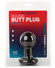 Load image into Gallery viewer, Round Butt Plug - Black

