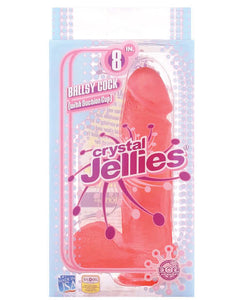 "Crystal Jellies 8"" Ballsy Cock"
