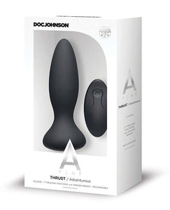 A Play Thrust Adventurous Rechargeable Silicone Anal Plug W/remote
