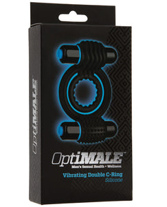 Cercle Double Vibrant Optimal - Noir pour un Plaisir Ultime