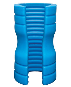 Optimale Truskyn Silicone Stroker Ribbed - Blue