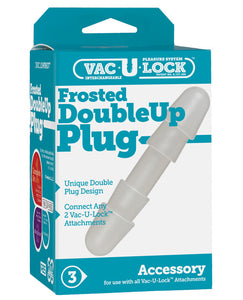 Vac-u-lock Double Up Plug - White