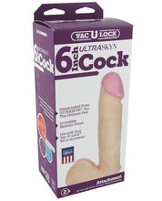 Load image into Gallery viewer, Vac-u-lock 6&quot; Ultraskyn Cock &amp; Balls Attch. - White
