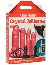 Load image into Gallery viewer, Vac-u-lock Crystal Jellies Set - Pink
